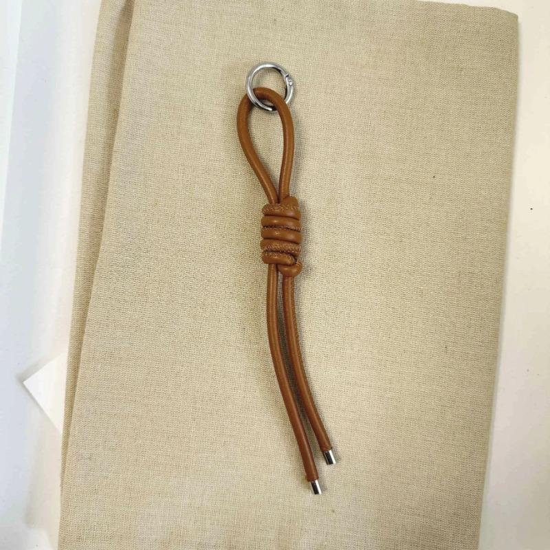 Красивый брелок с узлом из ПУ-шнура, однотонный, толстый, из ПУ-шнура, арт, с кольцом-застежкой, подвески для женской сумочки