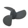 Лодочный гребной винт 7 1/4x4 3/4, подходит для подвесного двигателя Honda BF2-3HP, 3 лопасти, пластиковая опора, правая, OEM, нет: 58130-ЗВ0-841ЗБ 7,25х4,75