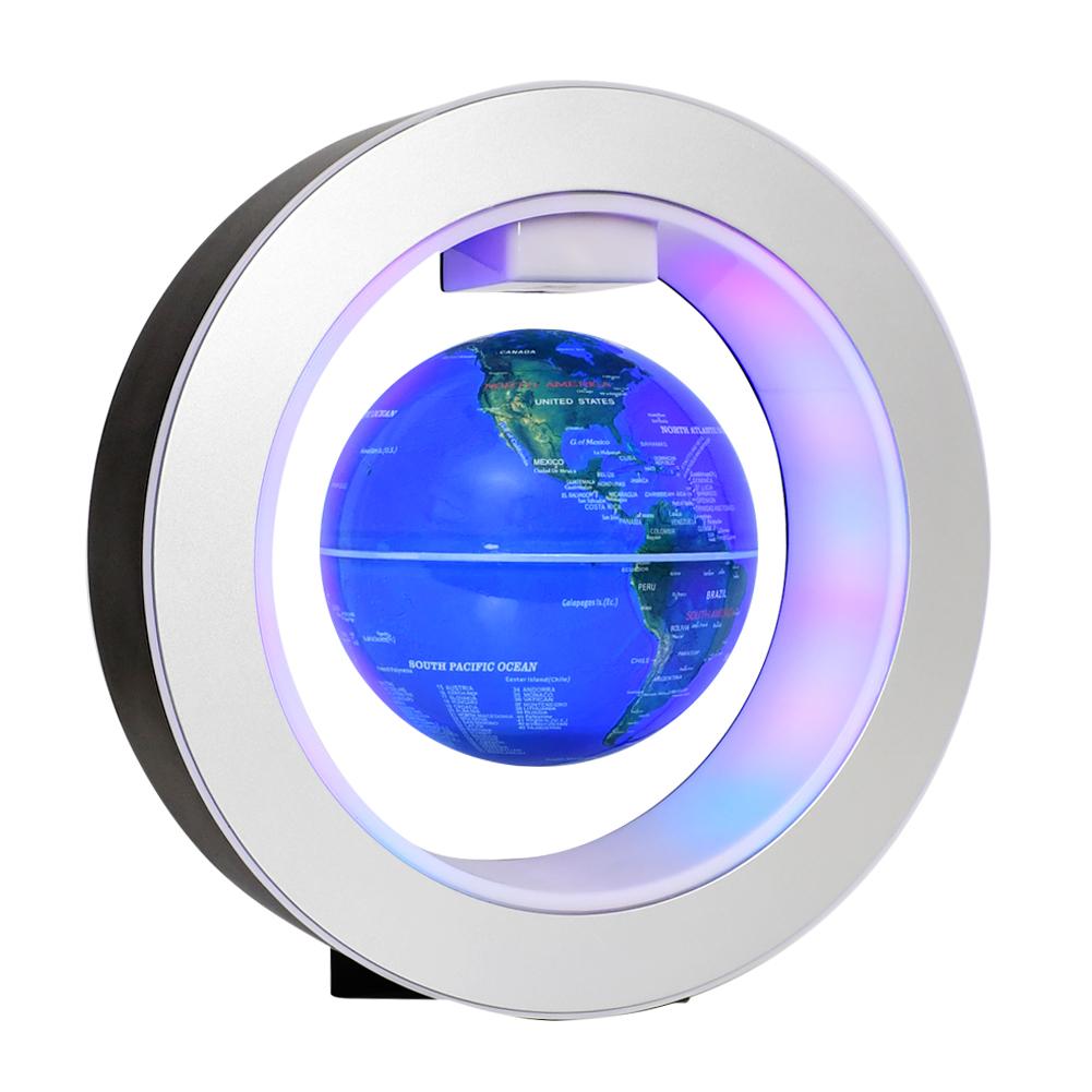Hot Sale Magnetic Floating World Map Globe Levitating Magnetic Globe Rotating Levtation Globes