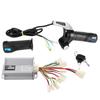 36V 1000W Electric Bike Brushed Speed Box Controller Throttle Grip Kit for 78in Handle Bar
