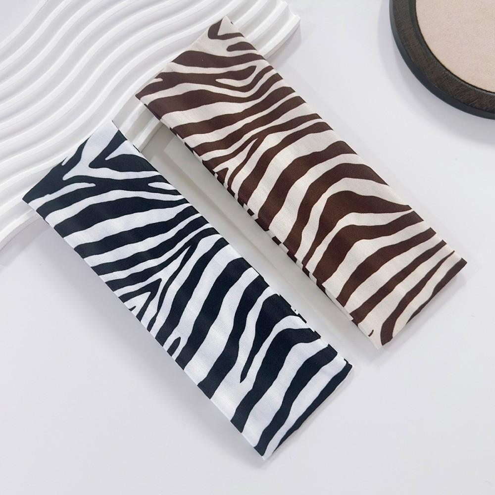 Sweat Absorbing Sports Headband Wide-brimmed Yoga Headband New Zebra-print Headband Sports