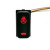 1Pc Car LED Rear Fog Light Radar Fan Switch Button with Wire For Mitsubishi Outlander Pajero V73 V93 V97 Lancer EX Accessories