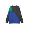 Adidas Originals Trefoil Colorblock Logo Print Crew Neck Sweatshirt Men Tops HF5944