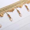 11,5 метров кружевная отделка для штор Love Beads кисточка бахрома для DIY занавеска драпировка диван обивка швейные аксессуары декор