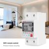 TUYA WiFi 63A Реле Устройство Переключатель Автоматический Выключатель Защита от Перенапряжения и Пониженного Напряжения Работает с Smart Life Регулируемое Устройство Защиты Напряжения