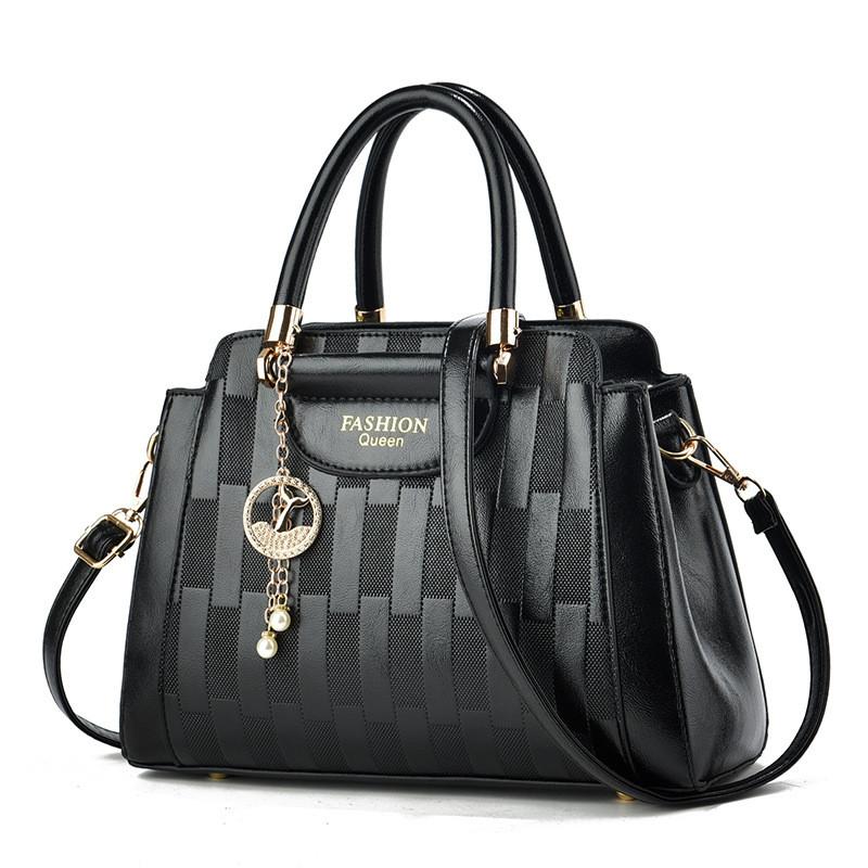 Современная и мягкая структурированная сумочка с застежкой-молнией для надежного хранения