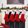 Christmas Stocking Decorations for Tree Hanging Fillable Holiday Candy Sock Gift Bags Large Red Xmas Stockings Festive Supplies