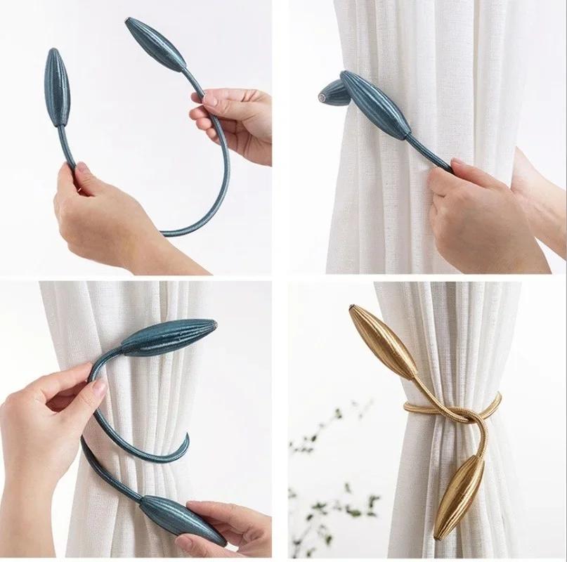 2024 Новые зажимы для штор, держатели для штор, зажимы для пряжек, подвесные шарообразные пряжки, аксессуары для подвязок для штор, рождественский декор для дома