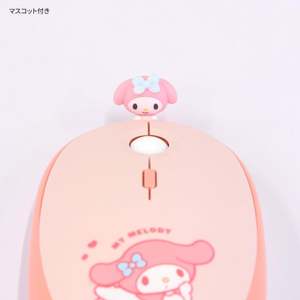 Gourmandies Sanrio Characters Bluetooth Mouse My Melody SANG-558MM