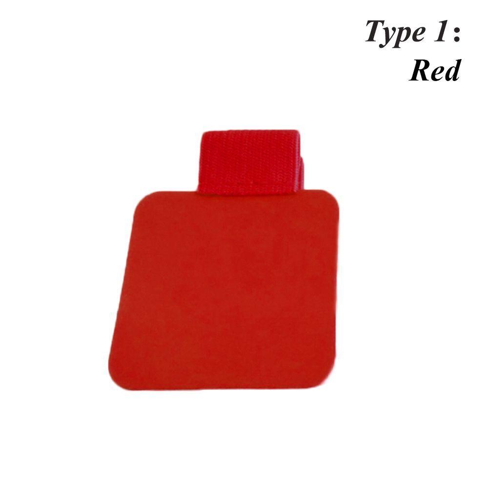 4PCS Useful Convenient Stationery Self-adhesive Pen Holder Leather Pen Clips Notebook Elastic Loop