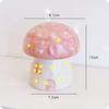 New Creative Mushroom Nightlight Bedroom Bedlight Mini Desktop Sunset Night Lamp Girl Heart Dream Ceramic Light Led Night Light