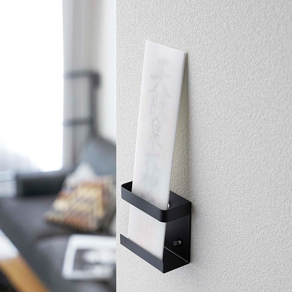 Yamazaki Jitsugyo (Yamazaki) God Bill Holder Single Black Approx. W9XD4XH8cm Tower Simple Shinto Altar Bill Holder 5287