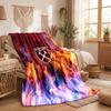 West Ham United Football Print Flannel Blanket Soft Warm Sofa Bed Throw Blanket For Home Office Bedroom