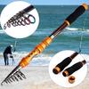 Telescopic Fishing Rod Carbon Fiber Spinning Rod Saltwater Freshwater Sea Fishing Fishing Tackle