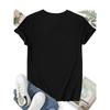 Plus Size, COASTAL COWGIRL Graphic Print Plus Size Women's T-shirt, Short Sleeve Crew Neck Casual Top for Summer & Spring, Women's Clothing