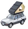 Tomytec Tomica Limited Vintage Neo Масштаб Toyota RAV4J V Серебристый с Палаткой и Фигуркой 334422 1/64 LV-N354c (Готовая модель)