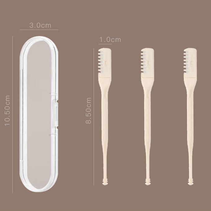 Nose Hair Trimmer for Men and Women  Portable Manual 360° Rotating Skin-Safe Facial Hair Removal Tool