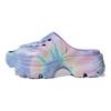 Stella McCartney X Adidas SMC Сандалии-слайды на толстой подошве, универсальные, нескользящие, женские, фиолетово-розовые, HP6713