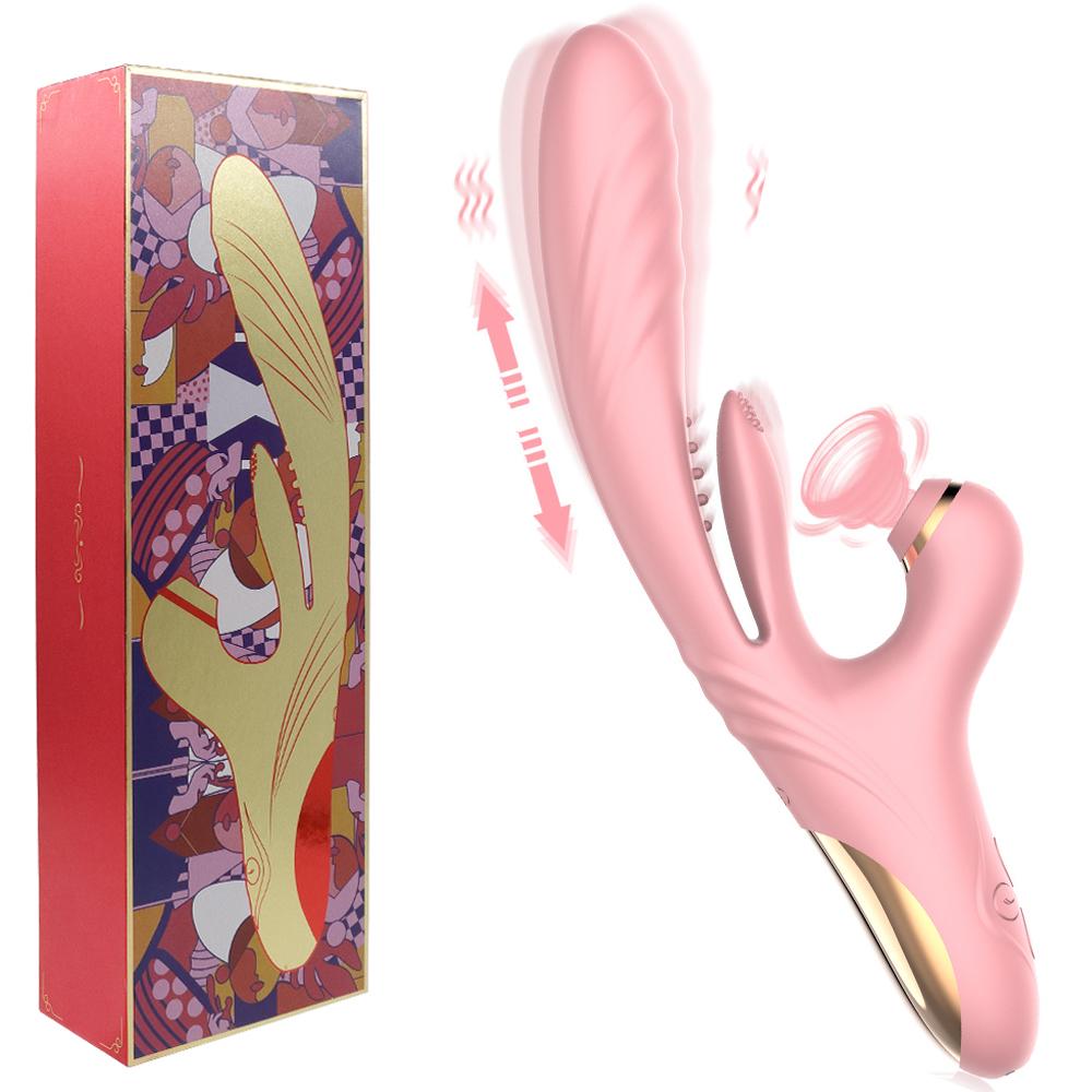 3в1 сосание вибратор телескопический дилдо секс-игрушки для женщин точка G язык облизывание клитора массажер стимулятор секс-игрушка для взрослых 18