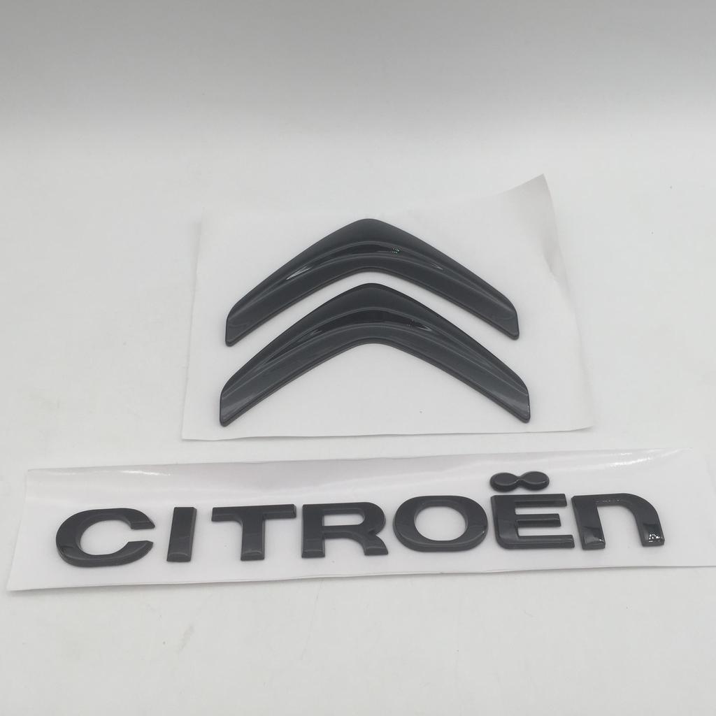 1 шт. 3D ABS для Citroen Буквы на автомобиль Передний значок на капот Наклейка на капот Задний значок на багажник Наклейка Стайлинг автомобильные аксессуары