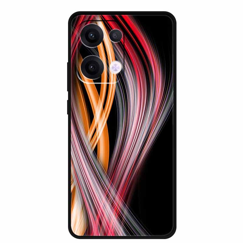 Чехол из ТПУ для телефона OPPO Reno 13 5G Чехол для телефона Coque Ударопрочный Черный Силиконовый Мягкая Задняя Крышка Для OPPO Reno 13 Reno13 Pro Чехол Funda