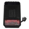 3D Flame Space Heater 4 Gears Timing Desktop Heater Fast Heat PTC Ceramic Heater for Bedroom
