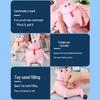 Pink Pig King Stress Relief Toy - Cute Squeeze Gorilla for Fun & Relaxation