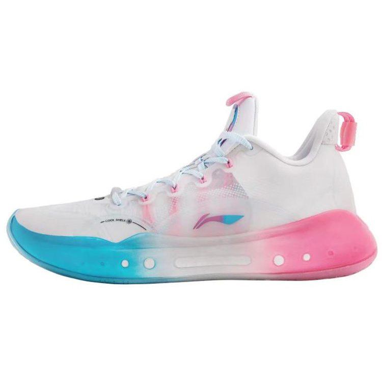 Баскетбольные кроссовки Li Ning YuShuai 14 Унисекс Низкие Белый/Синий/Розовый ABAR123-1