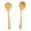 2 шт. Деревянная ложка-половник для приготовления пищи, антипригарная деревянная кухонная сервировочная ложка для кастрюли, миски, половники для супа