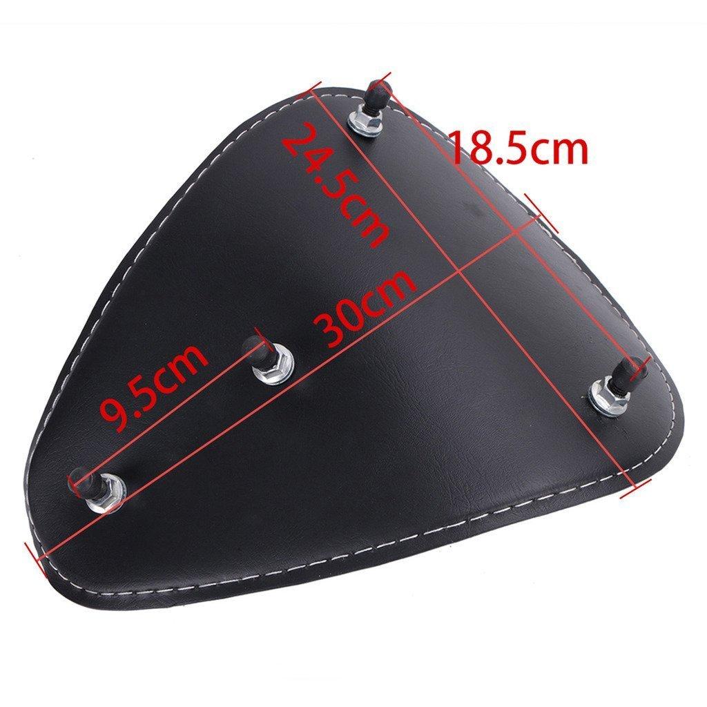 HANSWD Harley Motorcycle Solo Black Seat Kit Harley Sports Car Chopper Bober Custom Dyna