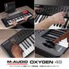 USB MIDI Keyboard Controller with Smart Chord Rich Music Production Software Included Oxygen 49 MKV M-Audio 49-key Velocity-sensitive Pads, Mode/scale