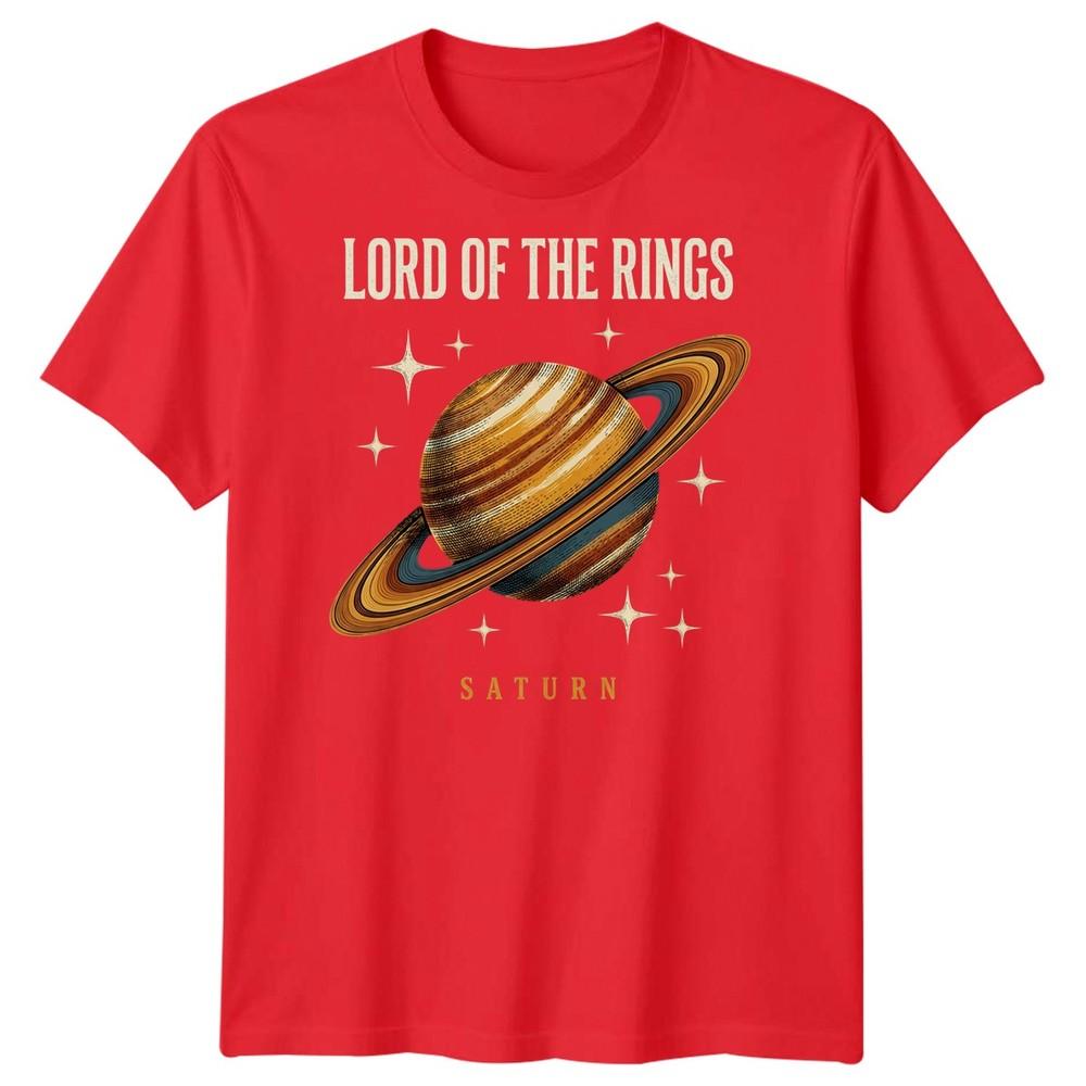 Saturn Planet Unisexs T Shirt Solar System Stars Universe Sunny Gift Tee