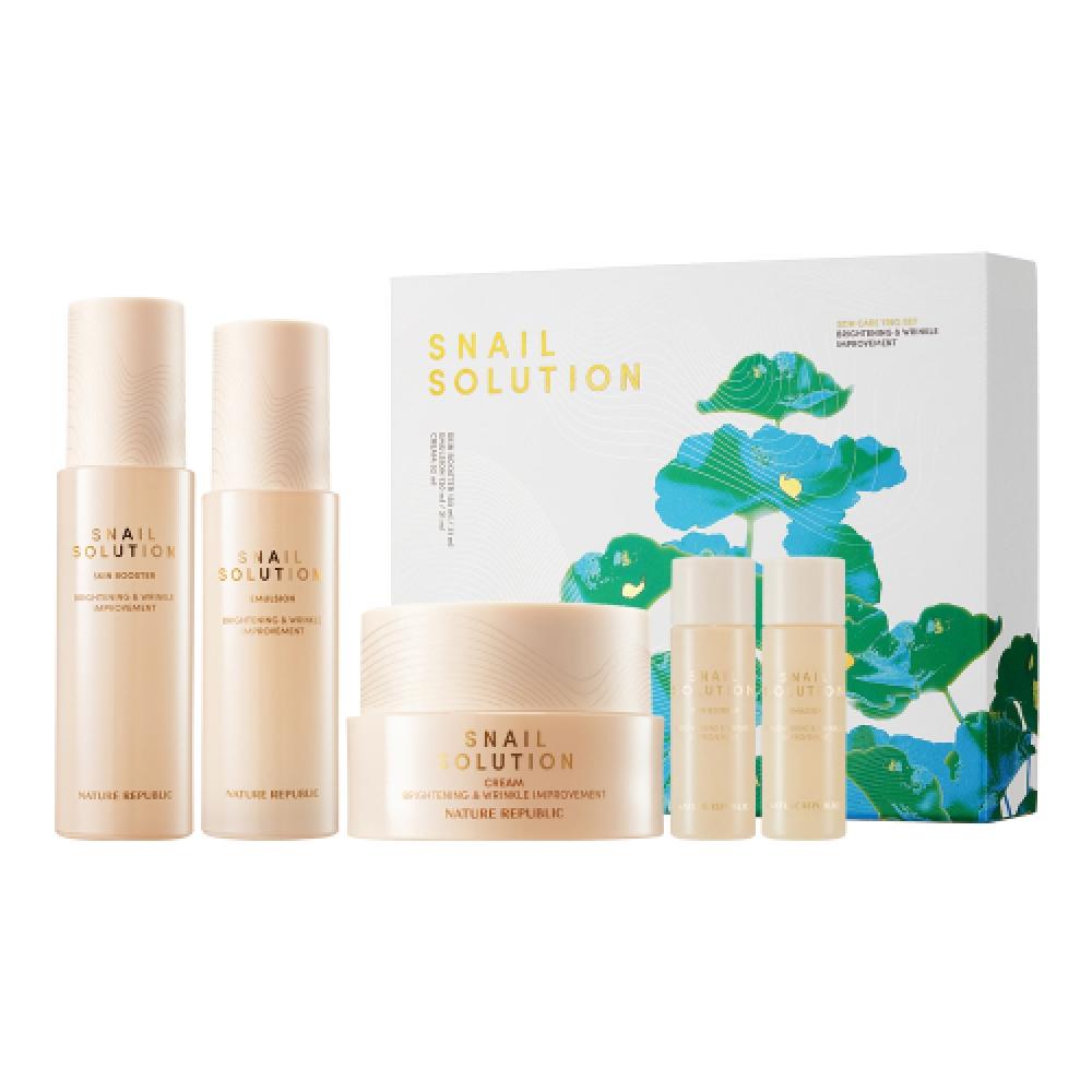 Набор уходовой косметики Nature Republic Snail Solution 3 вида