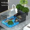 Eco-Friendly Turtle Tank with Basking Platform: Ideal for Living Rooms and Desktops, Perfect for Planting and Turtle Breeding.