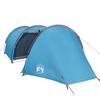 Tunnel Tent for 4 Persons Blue Waterproof