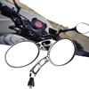 2Pcs Motorcycle Modified Round Rearview Mirror Chrome Rear View Side Mirrors