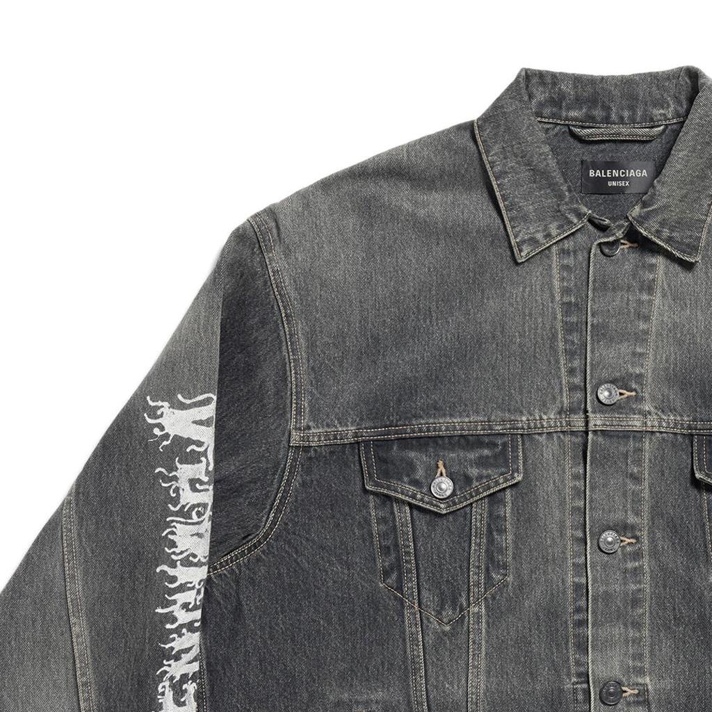 Balenciaga Куртки и Пальто SS24 Свободный крой Унисекс Стирка Серый 773804TBP473721