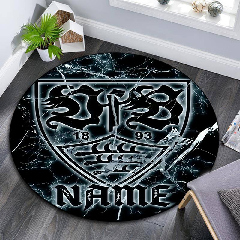 Custom Name,VFB pattern round rug,Carpet Rug for Living Room Bedroom Playroom ,Non-slip Floor Mat,Holiday Gifts and Birthday Gifts.