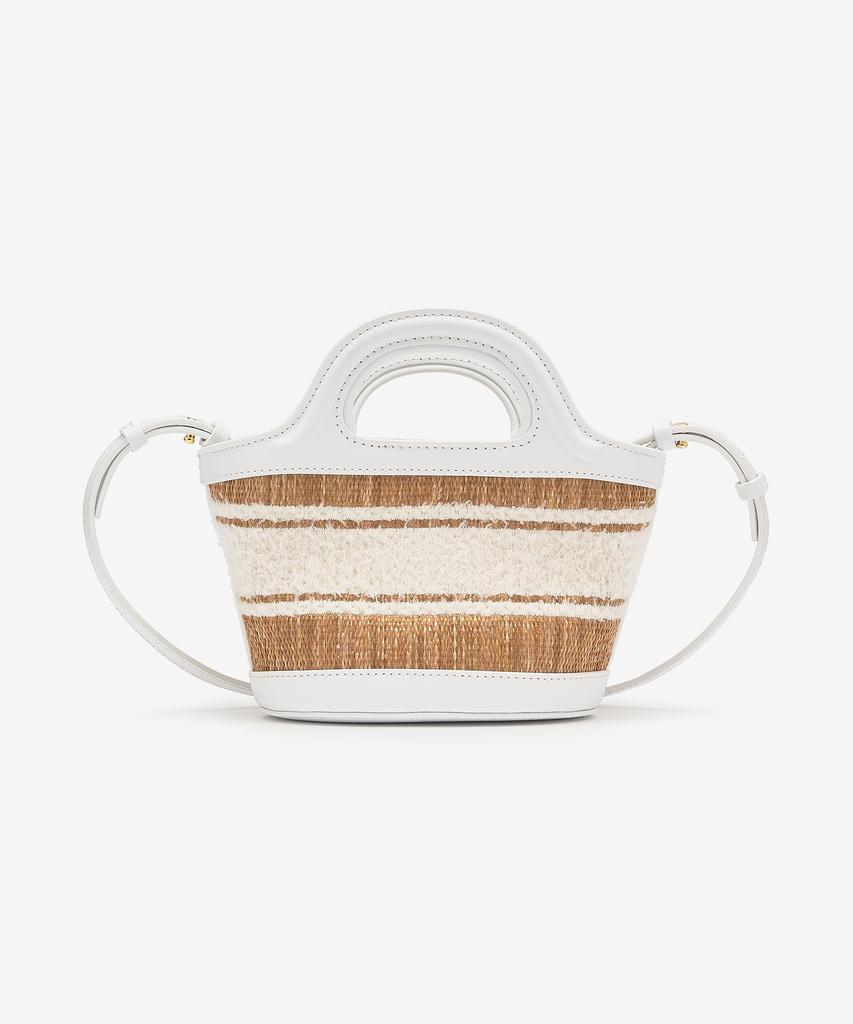 Marni Micro Tropicalia Tote Bag - Ecru:White / Bmmp0096L5P7945Zo822