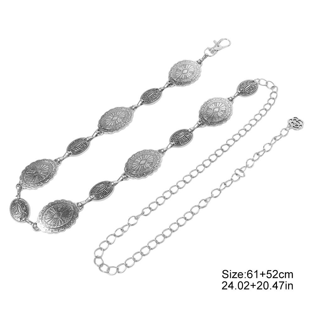 Belly Chain Dress Belt Chains Oval Tassel Body Chain Fashion Bohemian Waist Chains Women