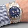 Б/У [Редкая Новая Батарея] Винтажные Seiko ALBA Титановые Синий Циферблат 10BAR