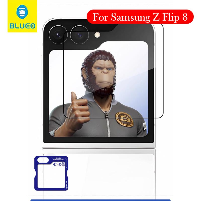 BlueoTempered Glass For Samsung Z Flip 8 Screen Protector for SAMSUNG Z Flip 8