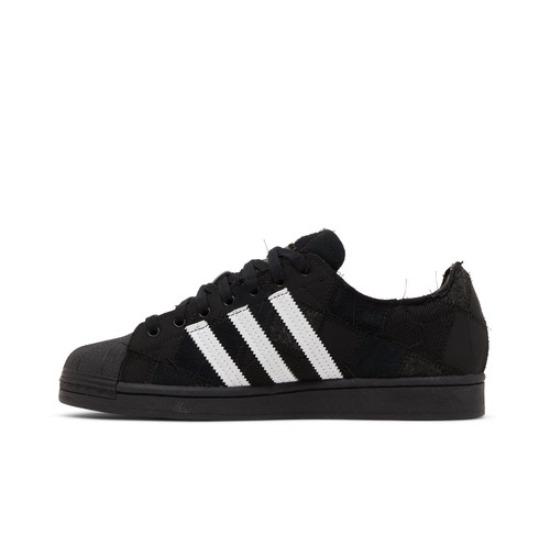 adidas Atmos x RECOUTURE x Superstar Пэчворк - Черный GW3473