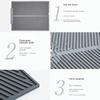 Kitchen Counter Household Silicone Drainage Pad Dishware Drainage Pad Heat-resistant Pot Pad Dish Drainage Drying Pad Kitchen