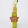 Bottega Veneta Bv Arco Intreccio Woven Rectangular Leather Shoulder Bag Medium Women handbags Caramel 598244VMAP19830