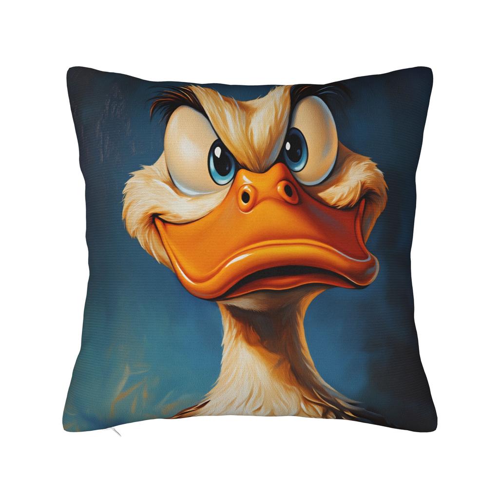 Funny Duck Pillow Cover Custom Cushion Cover Morden Pillow Case For Office Car Home Decor