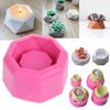 3D Handmade Creative Succulent Plant Flower Pot Silicone Mold Gypsum Cement Mini Flower Bonsai DIY Ashtray Candle Holds Molds