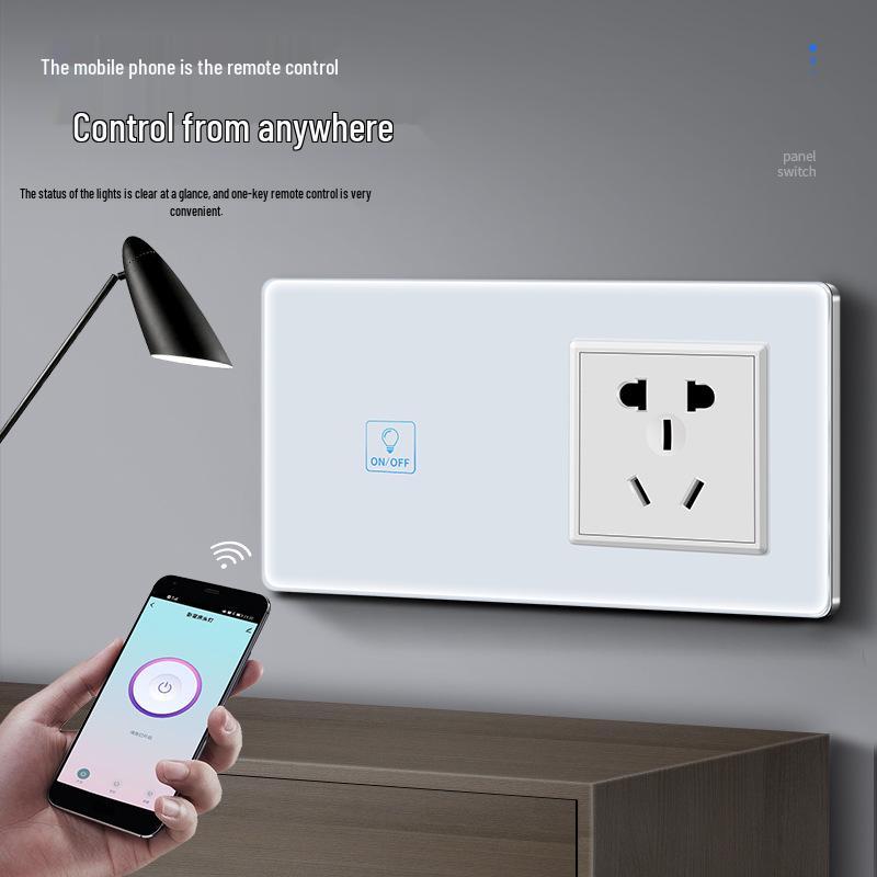 Zhengshang C8 Граффити Zigbee Сенсорный Умный Выключатель с 80 Ом Голосовым Управлением для Alexa и Google Assistant.