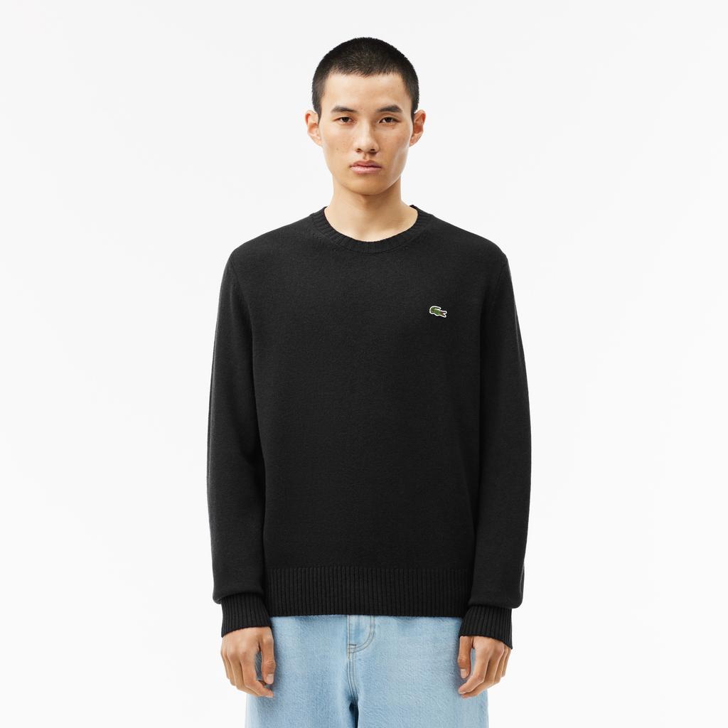 LACOSTE Logo Patch Crewneck Sweatshirt AH2916-031