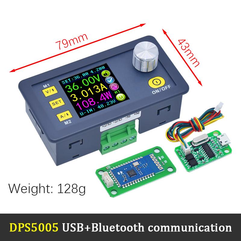 LIZAO DPS5005 50V 5A DC-DC Step-Down Power Supply Module Adjustable Regulated Converter With Communication Voltmeter Display